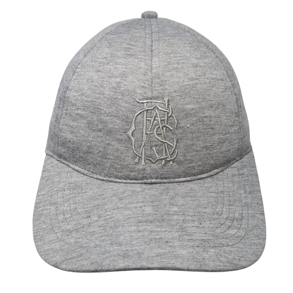 Chaps Slideback Baseball Cap Gray One Size Adjustable Embroidered 6 Panel